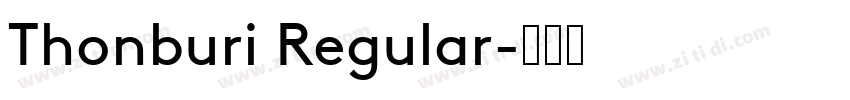 Thonburi Regular字体转换